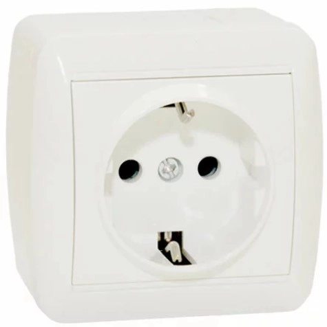 Розетка 16A IP44 белый Elmos 8001-42