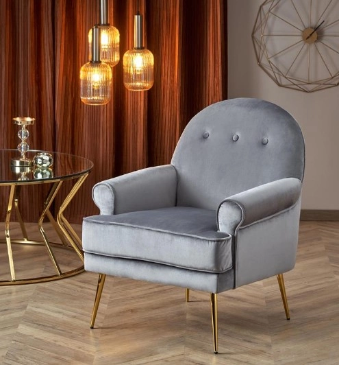 Кресло Santi Velvet Grey