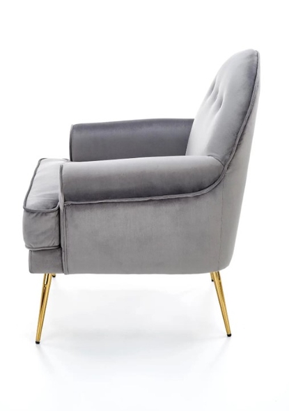 Fotoliu Santi Velvet Grey 