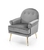 Fotoliu Santi Velvet Grey 