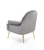 Fotoliu Santi Velvet Grey 