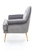 Fotoliu Santi Velvet Grey 