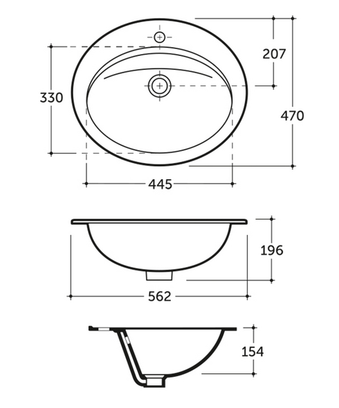 Lavoar Keramin Turin 55 alb 1c 