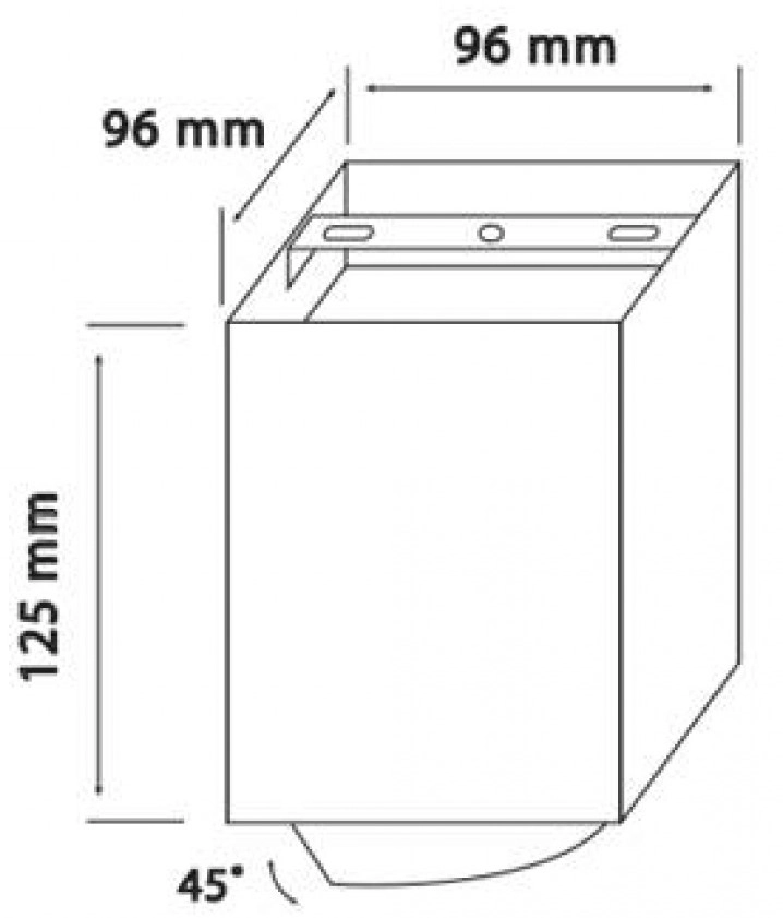 Светильник Gama-SS Braytron GU10 220-240VAC SQR-WHT BH04-00210 22712 