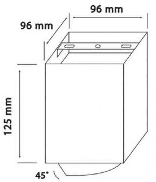 Светильник Gama-SS Braytron GU10 220-240VAC SQR-WHT BH04-00210 22712