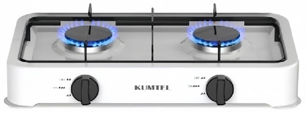 Настольная плита Kumtel 2 HGCL1005 белый