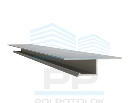 Профиль теневого шва алюминиевый LHV10B PP 2500mm 