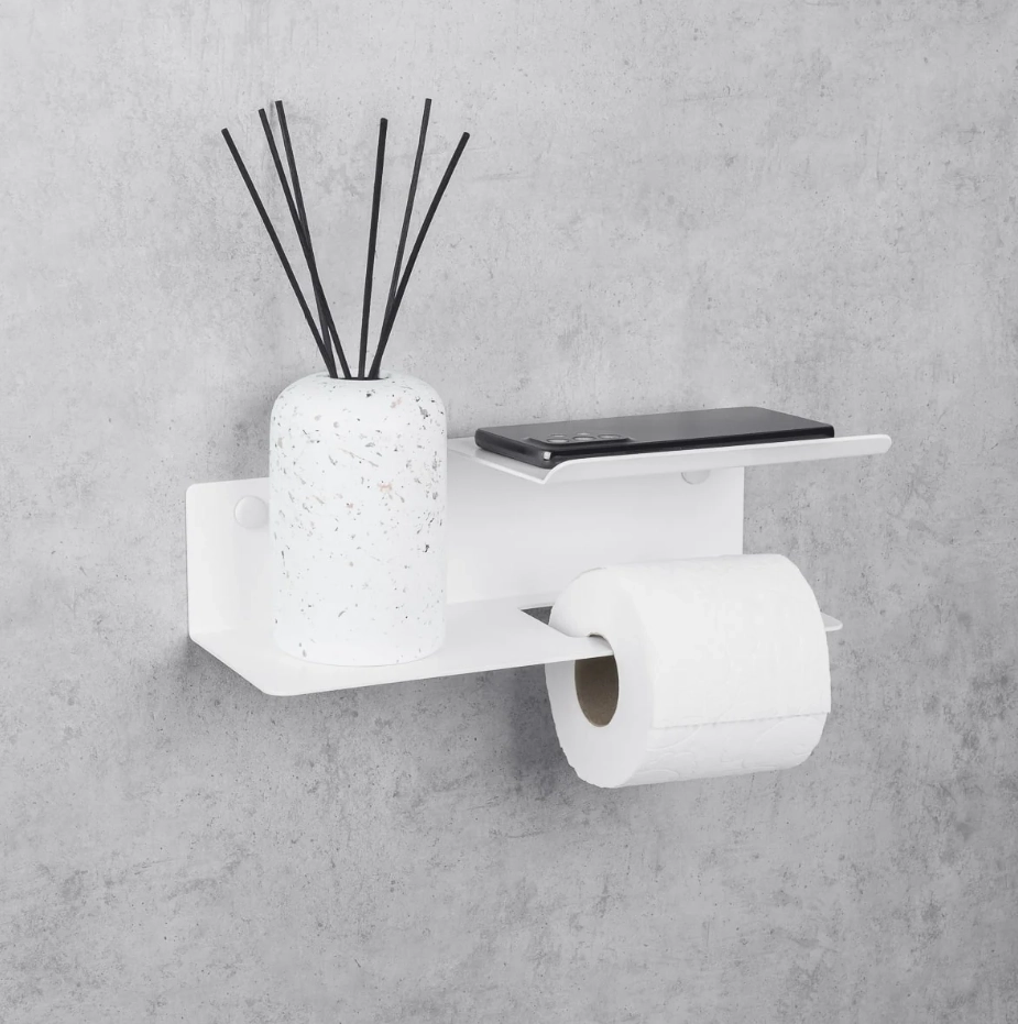 Держатель для туалетной бумаги Daske Line Flex ADH H/LF-1260WL-A белый правый