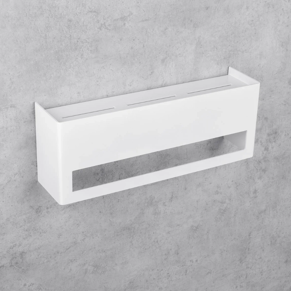 Вешалка для полотенец с полкой Daske Keyka TR/K-0607W белый