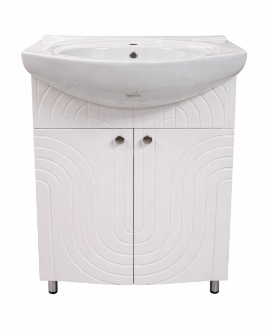 Dulap pentru lovoar Morning Cleanline + lavoar Palermo 60