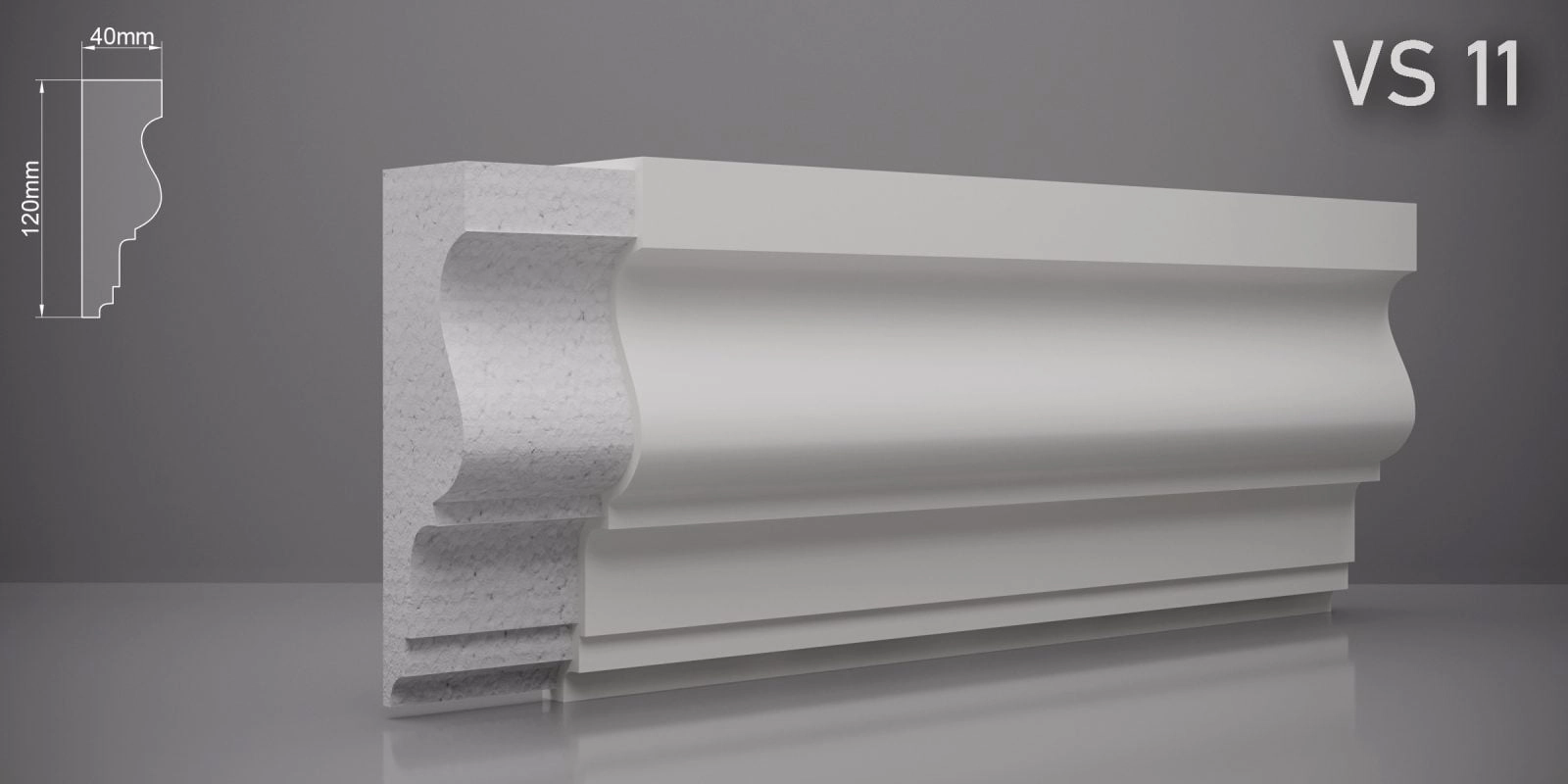 Ancadrament VS11 120x45mm