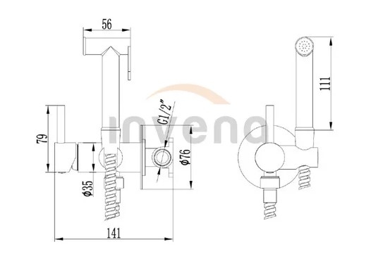 Гигиенический комплект Invena BP-00-B01 L 