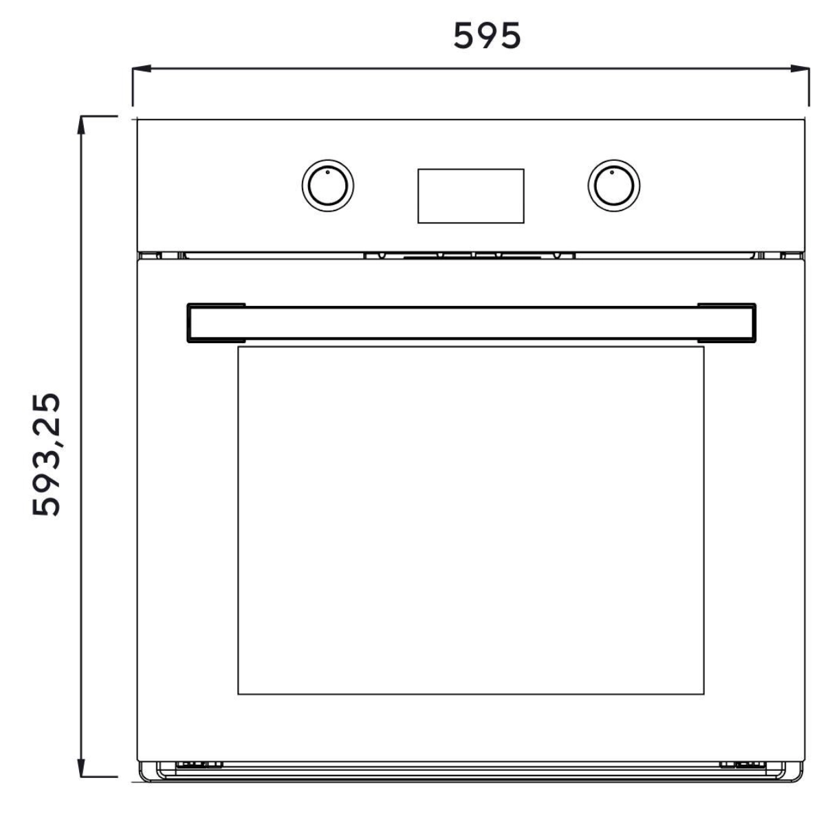 Электрический духовой шкаф Kumtel B66-FS2 Black