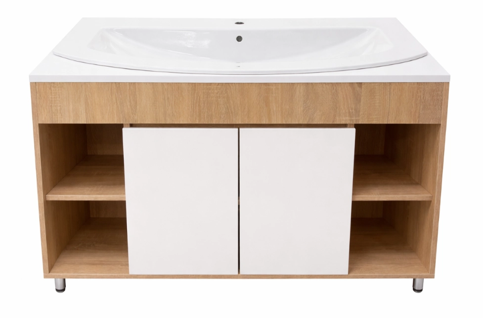 Шкаф под умывальник Pureform 900006260 + умывальник Bari white 900006260