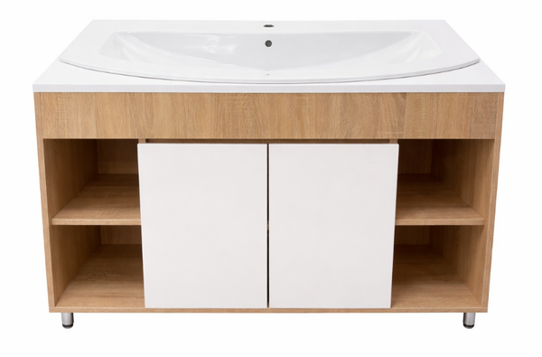 Шкаф под умывальник Pureform 900006260 + умывальник Bari white 900006260