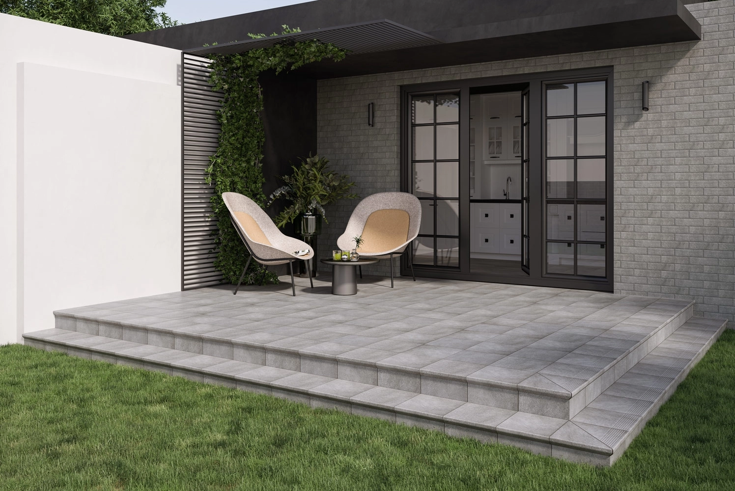 Клинкер Paradyz Mattone Sabbia 24.5x6.6 grafit ele