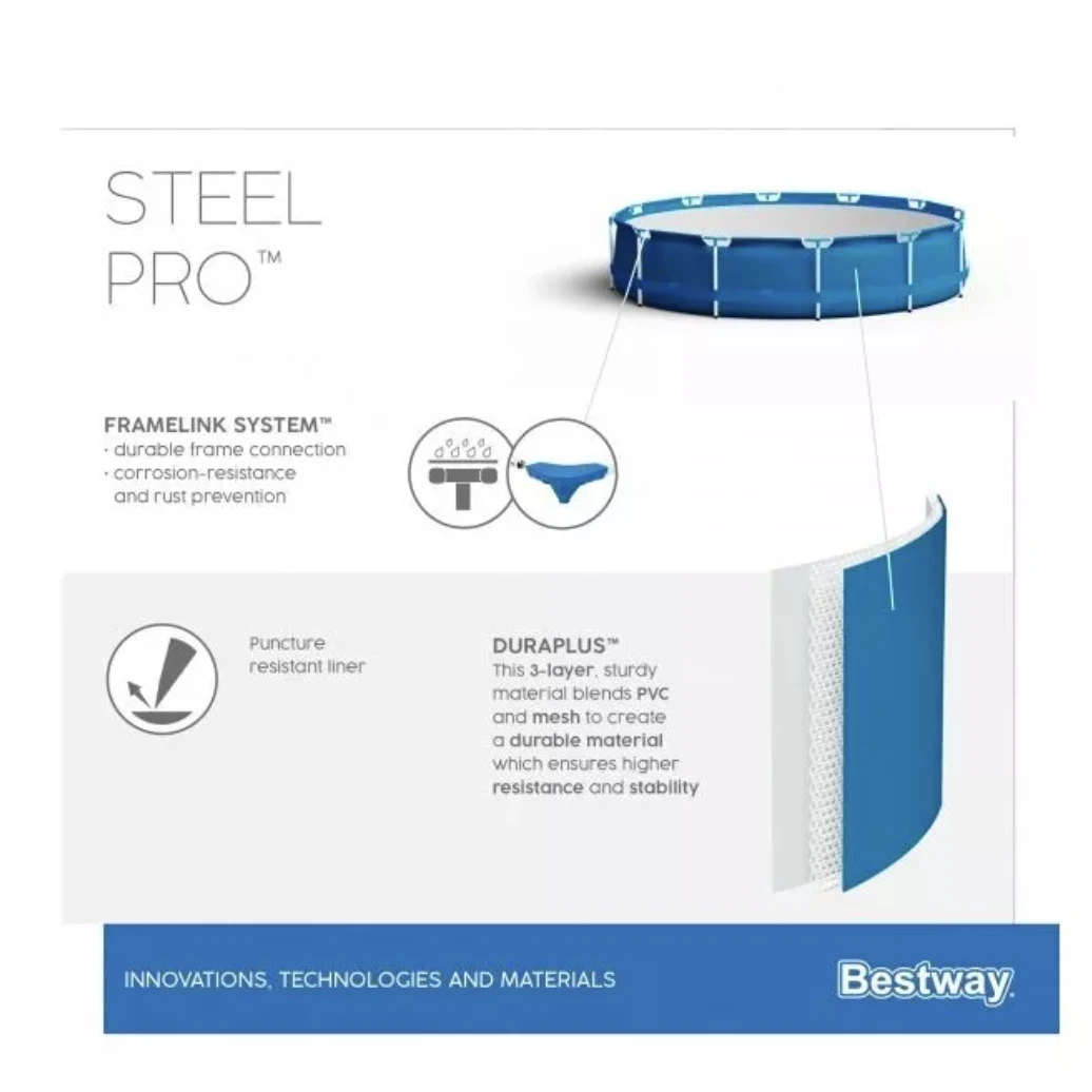 Piscină Bestway SteelPro 4678 L 56677 