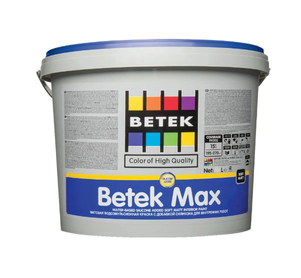 Водоэмульсия Betek Max 2.5л white  