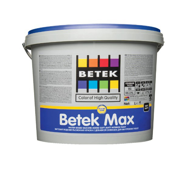 Водоэмульсия Betek Max 2.5л white
