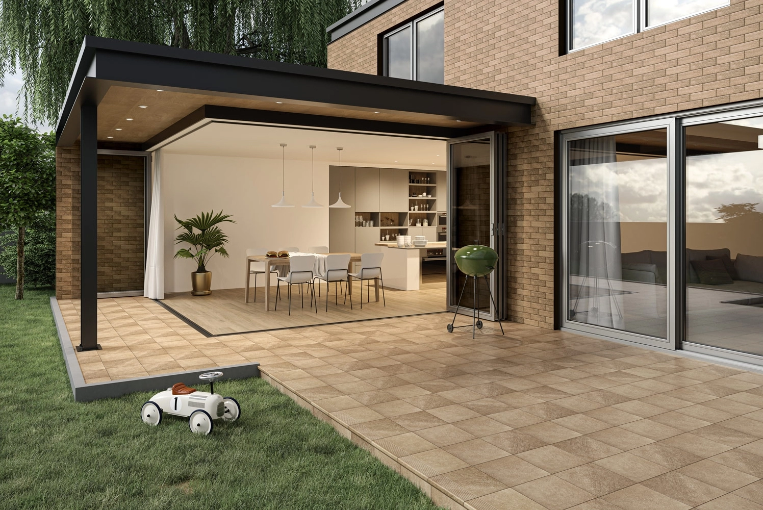 Клинкер Paradyz Mattone Sabbia 30x30 brown klink