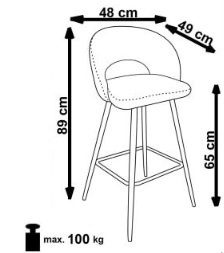 Scaun H-96 Velvet 65