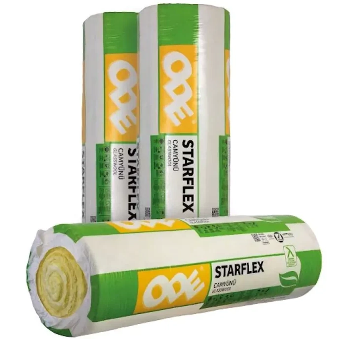 Минеральная вата Ode Starflex 50мм x 1.2м x 6.25м x 2шт 15m2/ 91588 