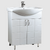 Шкаф под умывальник Domino Basic 60 White 11557 