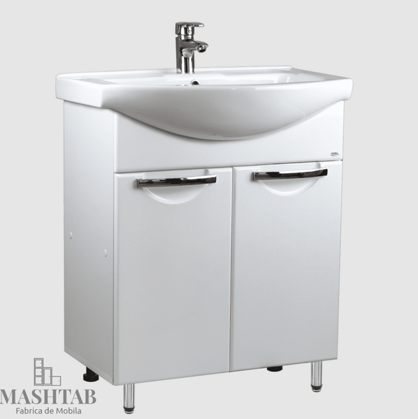 Шкаф под умывальник Delfin Basic 60 white 11612 