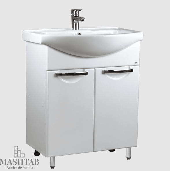 Шкаф под умывальник Delfin Basic 60 white 11612 