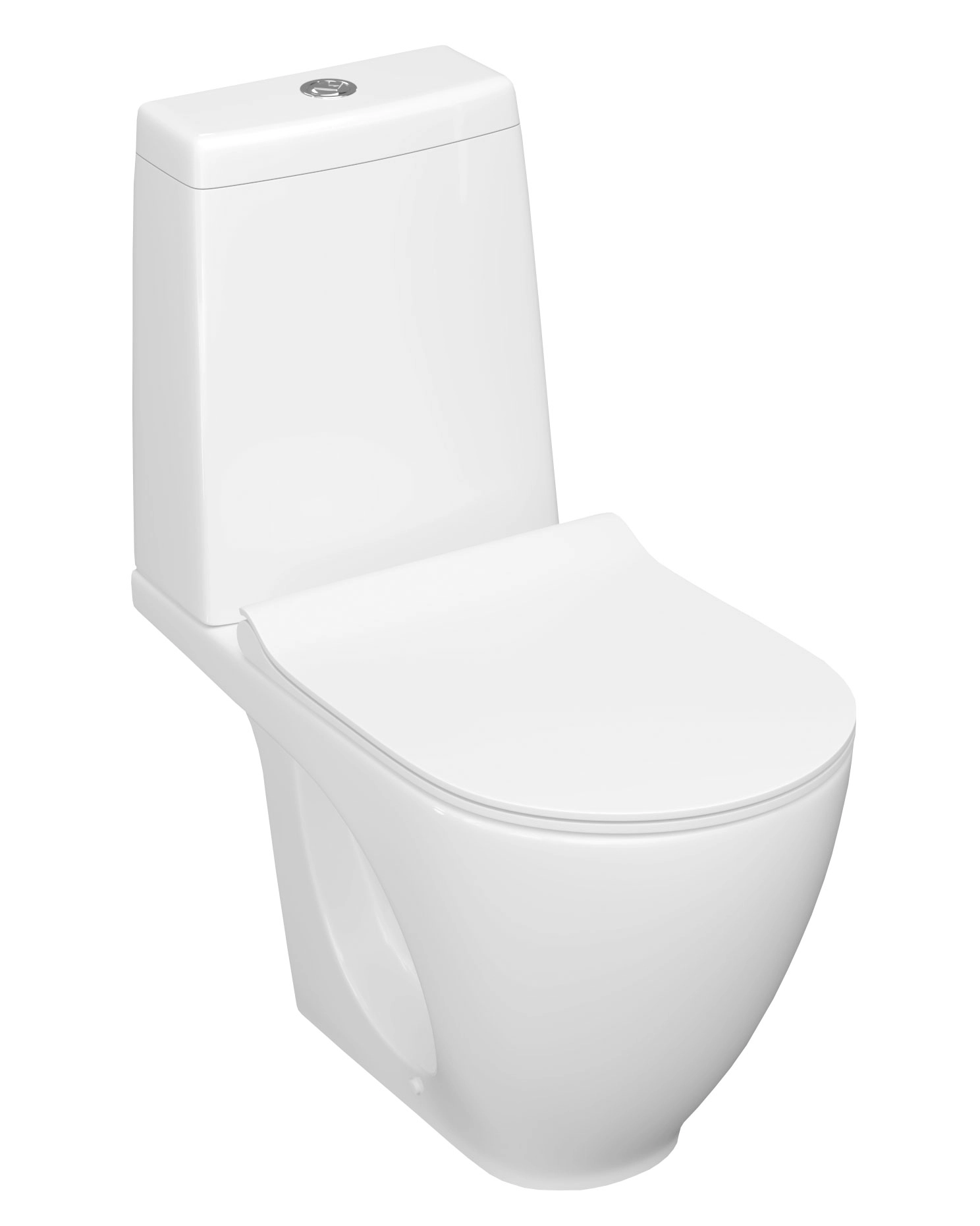 Vas WC Keramin Trino R Slim ML 2-Mode alb 