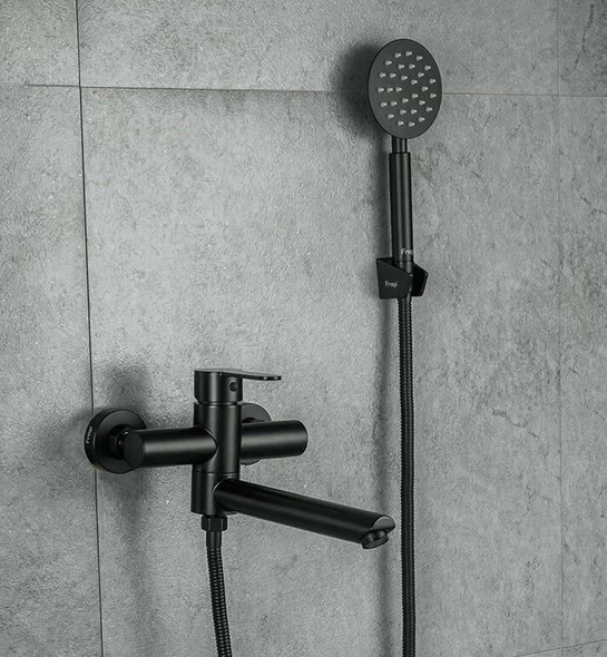 Baterie de baie Frap negru F32801-6 1261