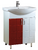 Mobilier de baie Domino red 11695 