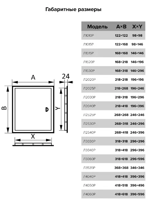 Usa de acces Era 15x30 Л1530Р