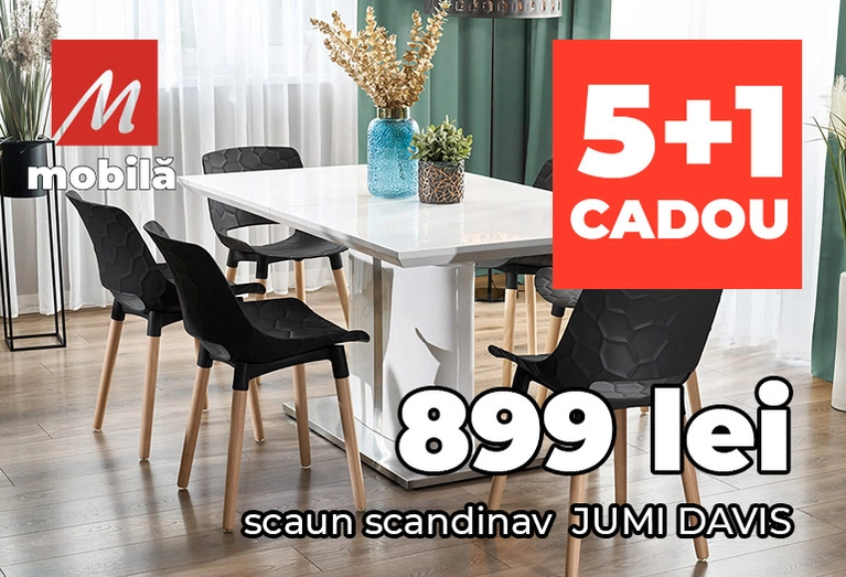 Scaun Jumi Davis 939660 Black 