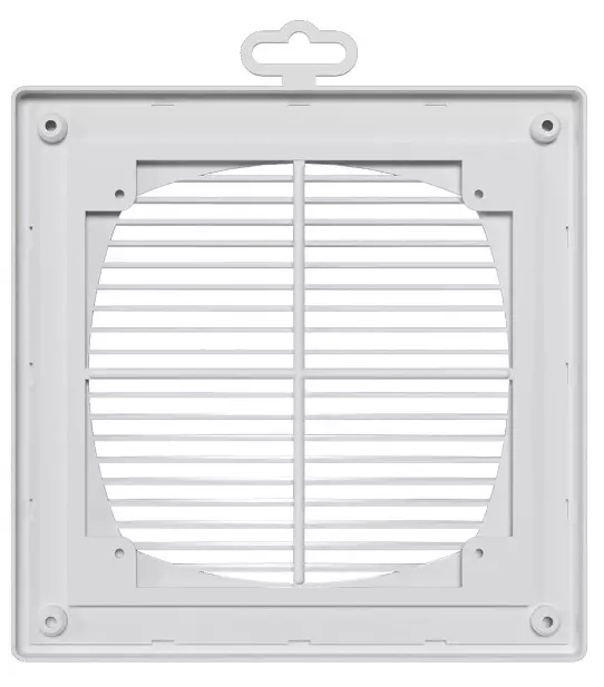 Grilă de ventilație 21x21 D125 white 2121R12F