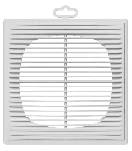 Grilă de ventilație 21x21 D125 white 2121R12F