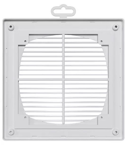 Решётка для вентиляции 21x21 D125 white 2121R12F