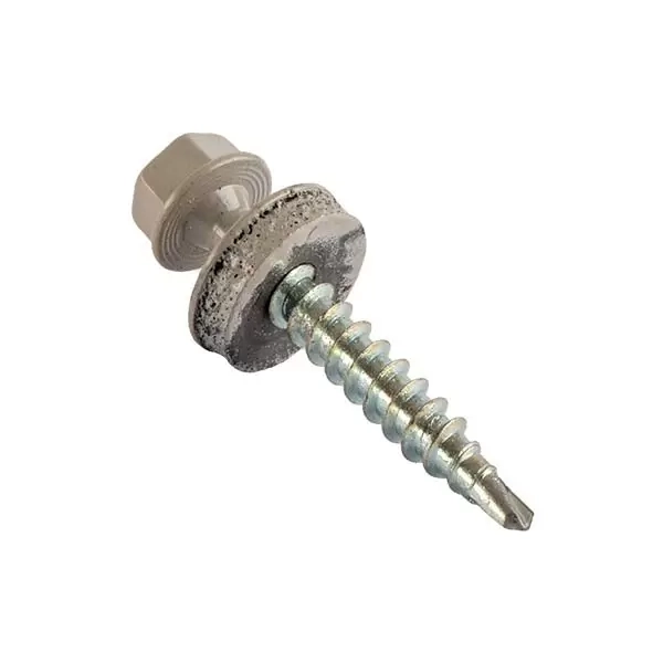 Шуруп для металлической черепицы 4.8x70 RAL3005 042066