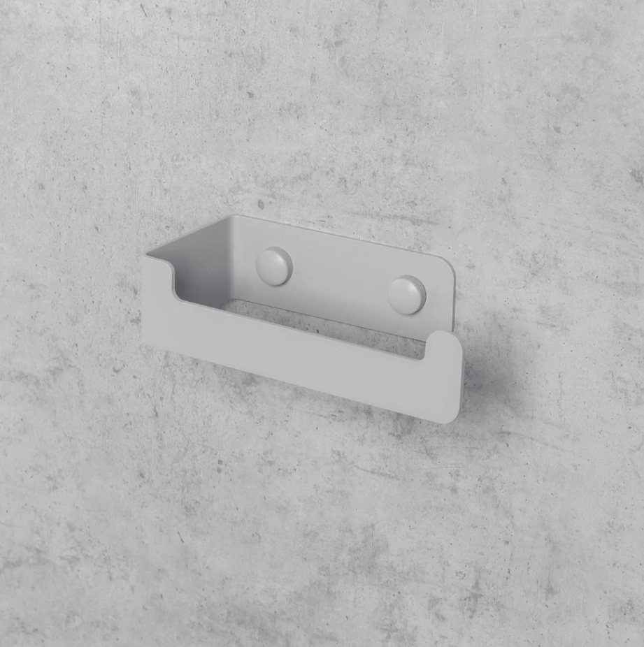 Держатель для туалетной бумаги Daske Zen PH-0010GR серый правый