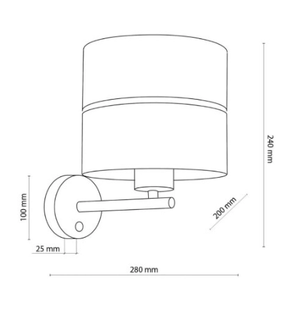 Люстра TK Lighting NIKOL BLACK WOOD 1E27 6539 