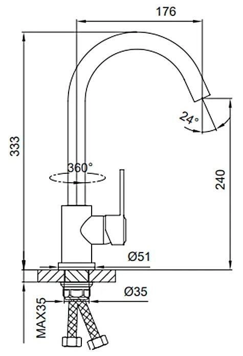 Смеситель Frud R 42052-10 0517