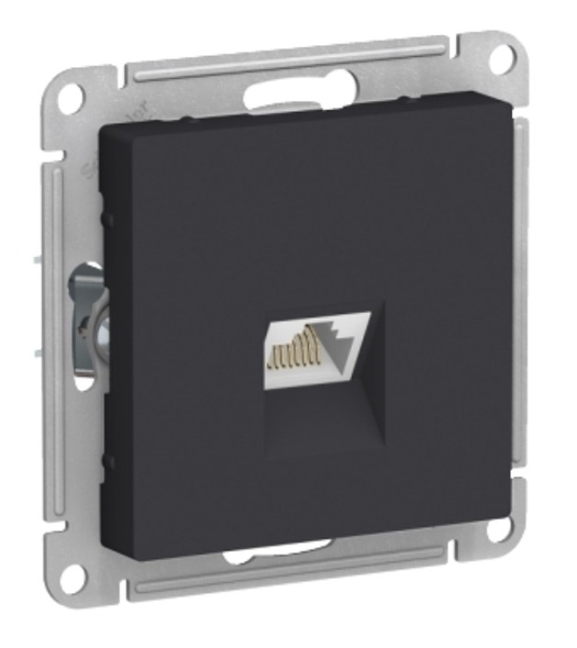 Priză Internet 1XRJ45 cat5E carbon Atlas 92761 ATN001083