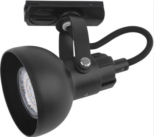 Corp de iluminat cu șină TK Lighting Tracer Black TL 005 1 GU 10 4043