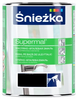 Эмаль Supermal 2.5l чёрный