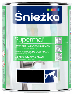 Эмаль Supermal 2.5l чёрный