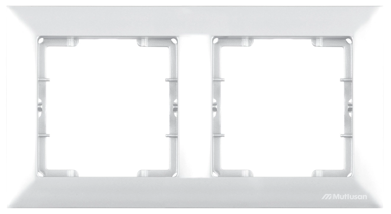 Рамка Mutlusan Candela 2 белый 10522