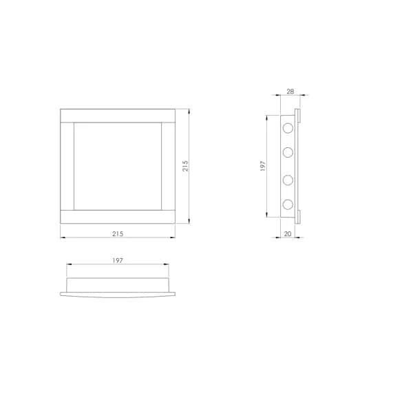 Usa de ventilatie 20x20 PL2020