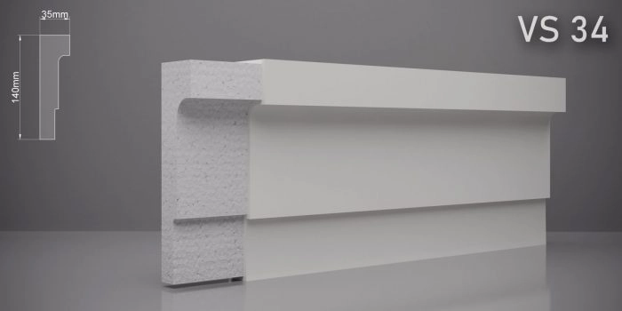 Декоративная рама 140мм*35мм VS34 