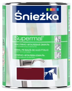 Эмаль Supermal 2.5l вишневый