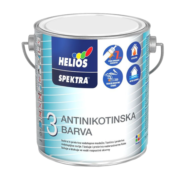 Краска антиникотиновая Spektra белый 0.75л